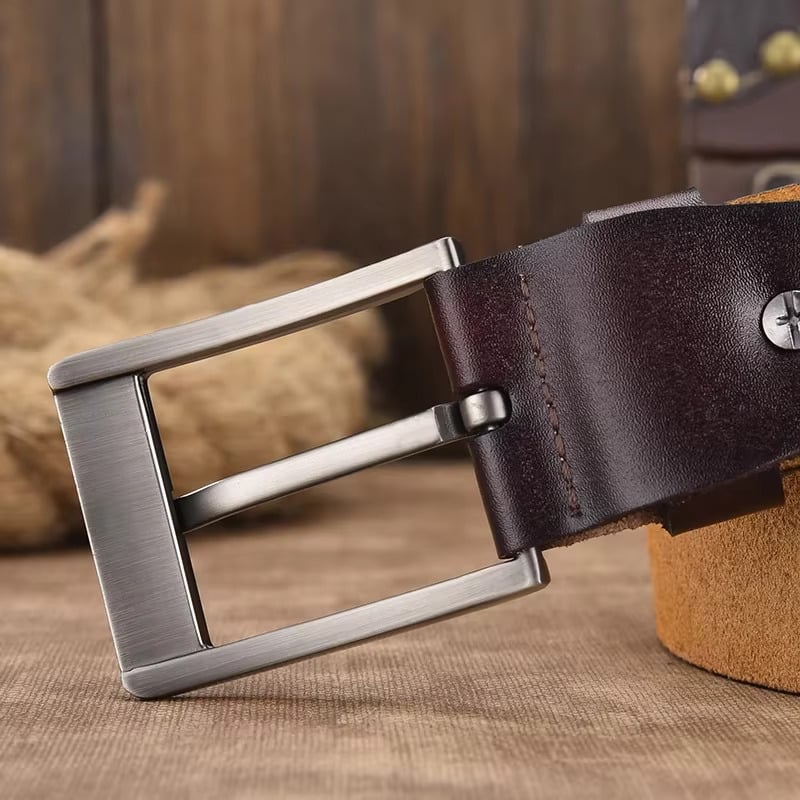 Curea Delis C-70 Piele Naturală Maro | Barbati - imagine 2