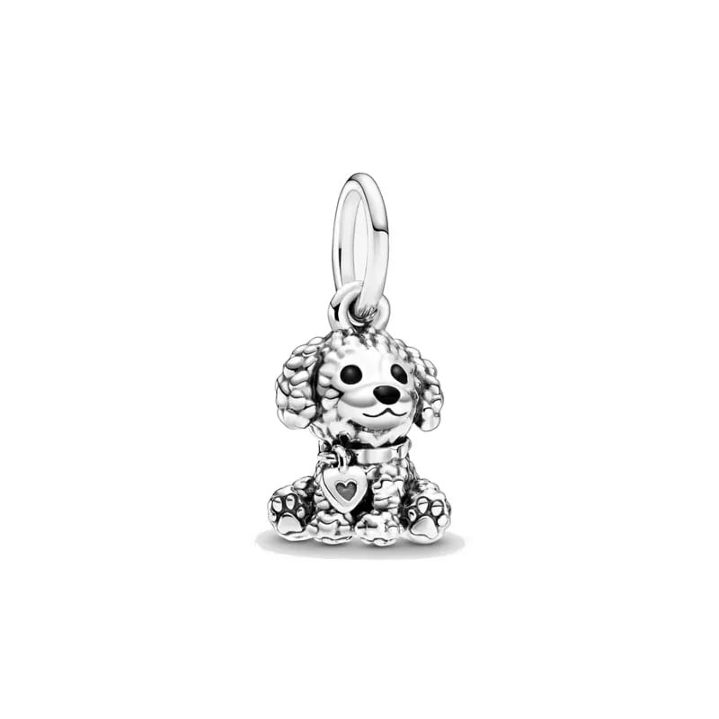 Charm Argint Catel Amanda | Placat Rodiu