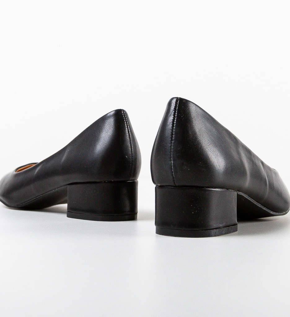 Pantofi Dama Rudd Toc Eleganți Negri - imagine 7