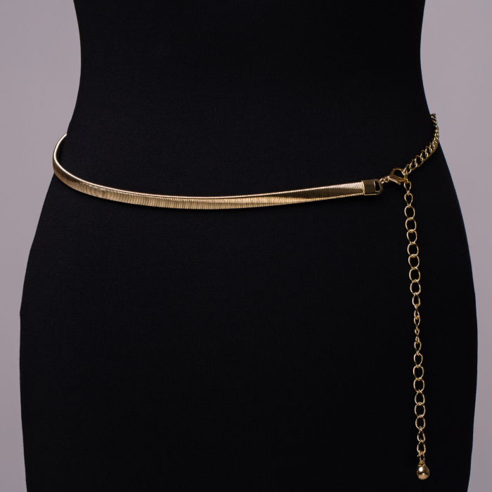 Curea Metalica Aurie Shopika - Stil Glamour
