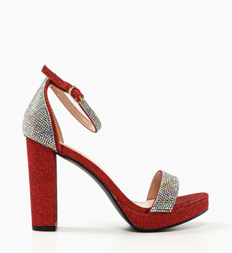Sandale cu Toc Rosii Evaristo | Stil si Eleganta
