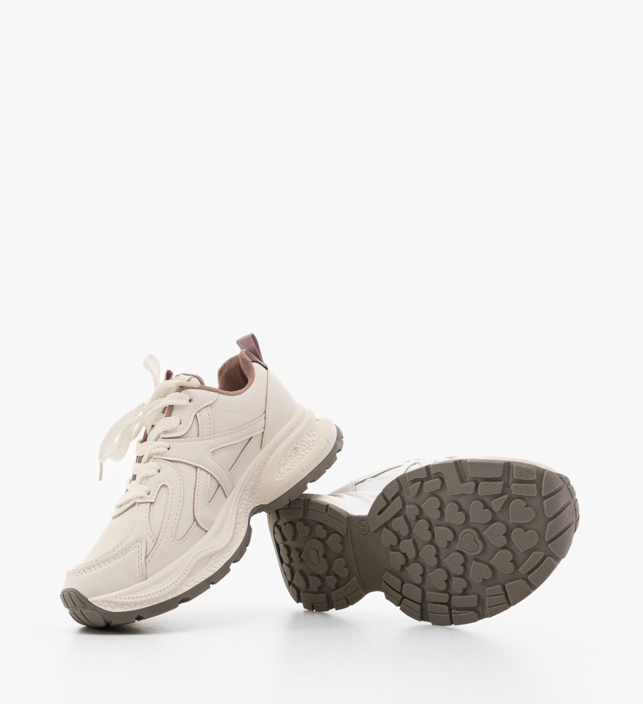 Sneakers Dama Prigan Albi - Confort și Stil - imagine 6