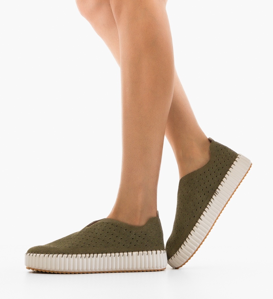 Pantofi Casual Berrt Verzi - Confort și Stil - imagine 2