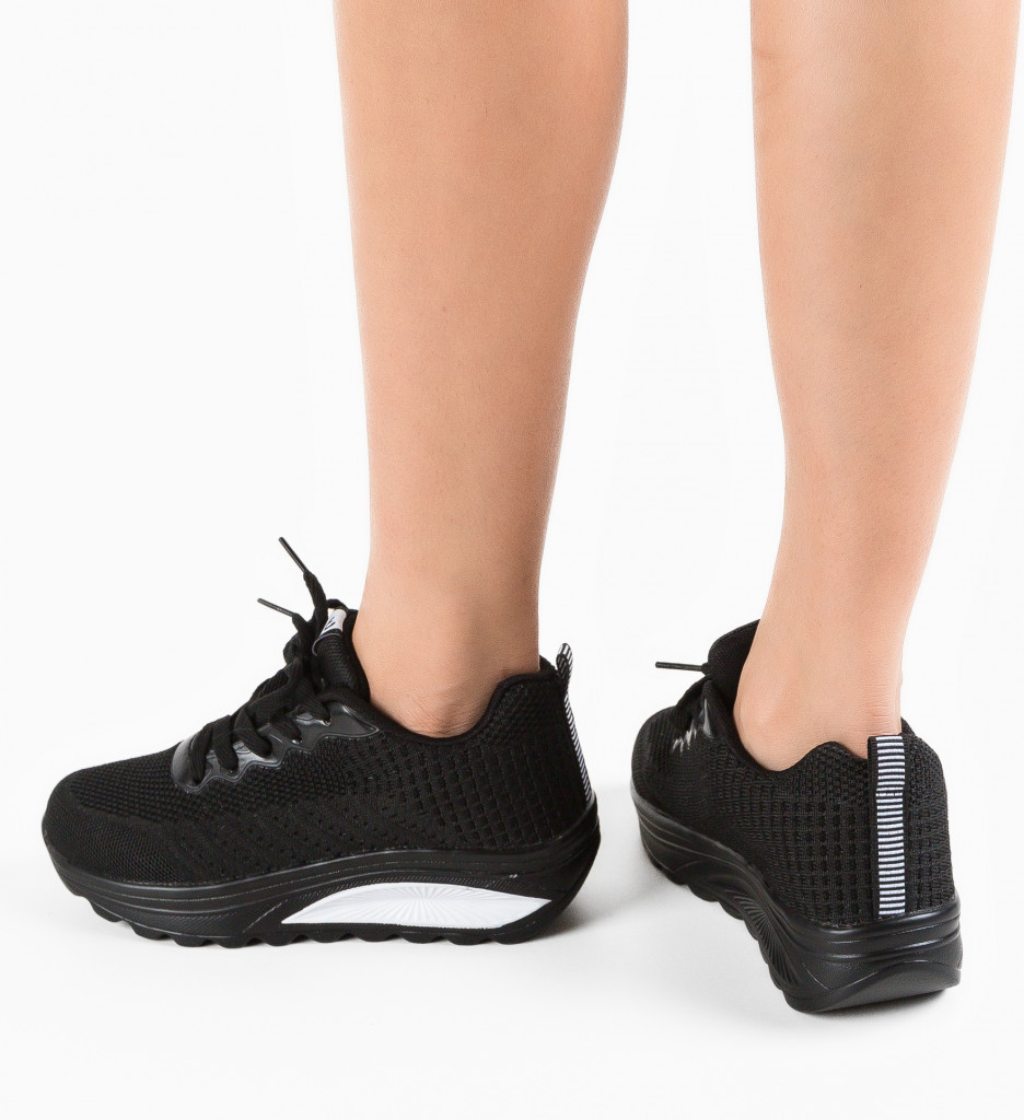 Sneakers Dama Regis Negri - Confort și Stil - imagine 3