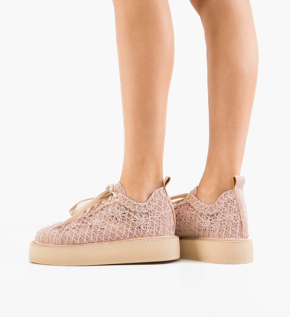 Pantofi Casual Ystory Roz - Confort și Stil - imagine 2