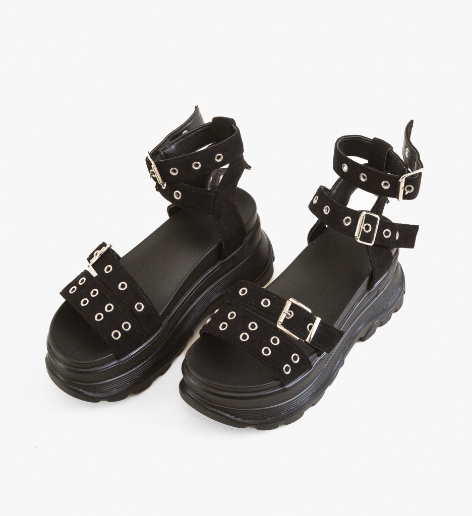 Sandale Dama Kamizina Negre | Eleganță și Stil - imagine 5