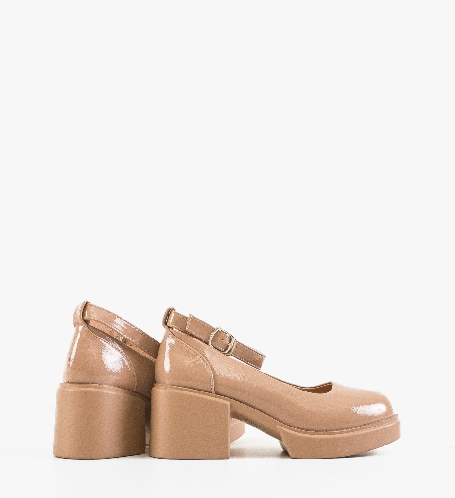 Pantofi Dama Grima Bej - Eleganță și Confort - imagine 4