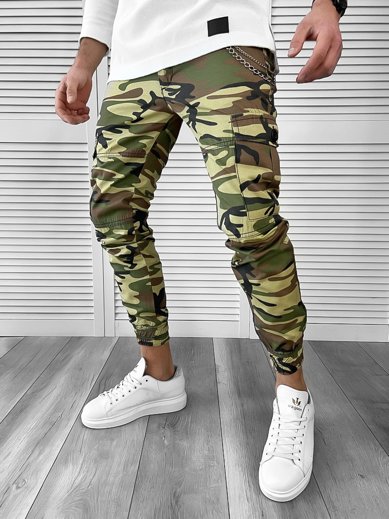 Pantaloni Cargo Barbati Casual 100% Bumbac