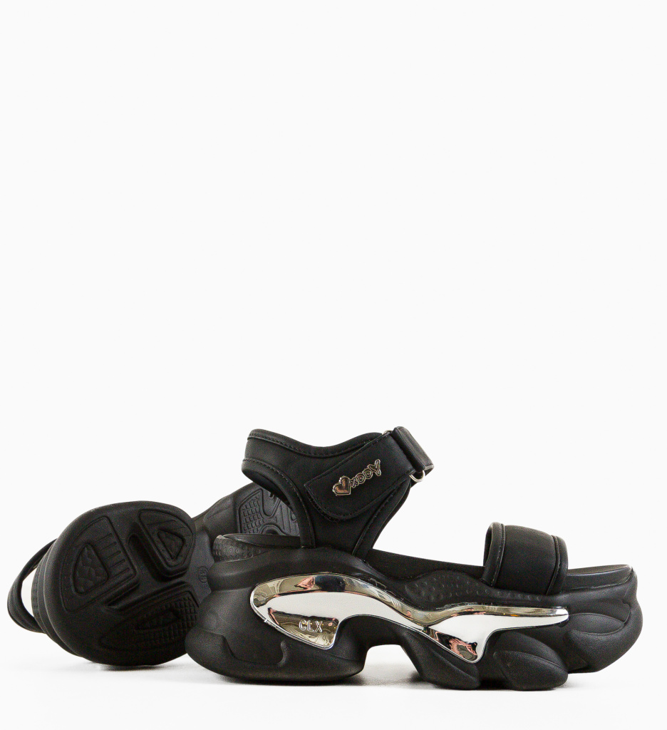 Sandale Dama Yaaxe Negre | Eleganță și Confort - imagine 7