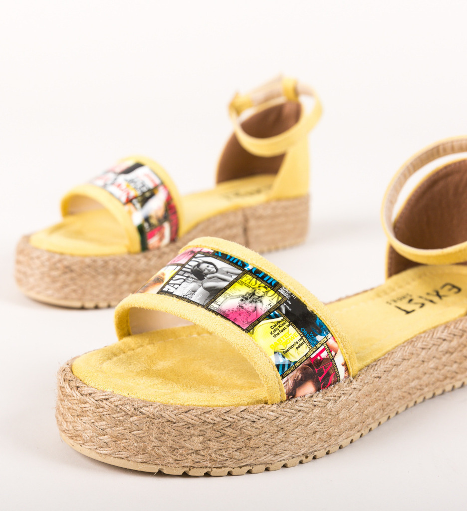 Sandale Voque Galbene – Stil și Confort - imagine 6