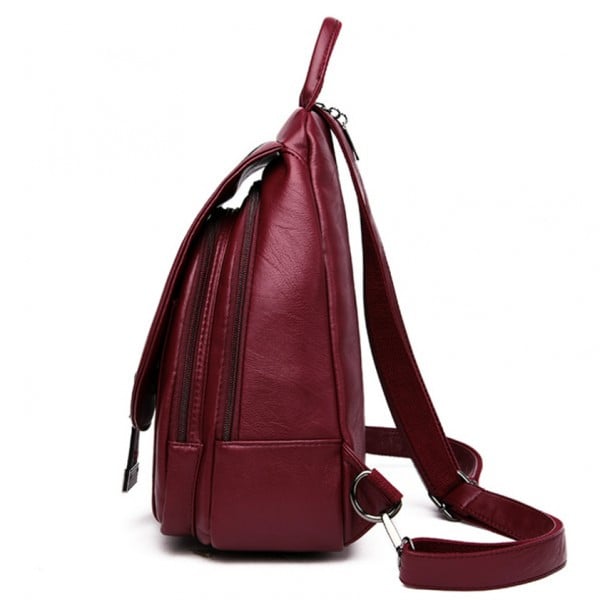 Rucsac Dama Rosra Alya Bordo - Elegant și Practic - imagine 5