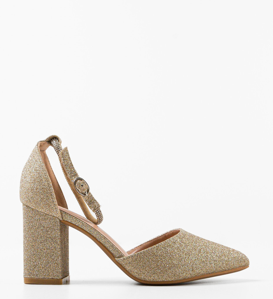 Pantofi Virginia Aurii - Eleganță și Stil - imagine 5