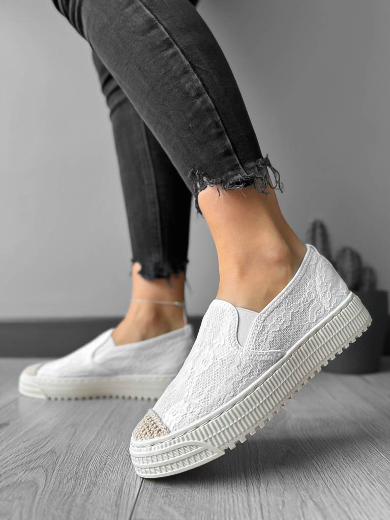 Espadrile Dama Casual Albe | Confort & Stil