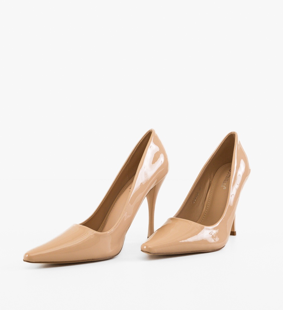Pantofi Stiletto Jannine Bej | Eleganță și Stil - imagine 5