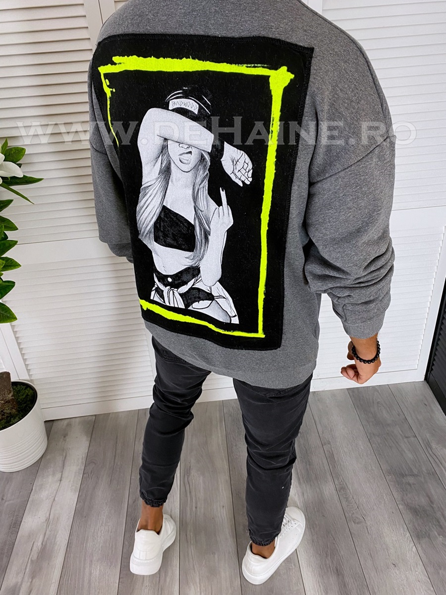 Bluza Barbati Slim Fit Gri | Eleganta si Confort