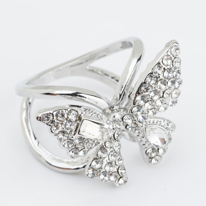Brosă Fluture Argintiu Shopika | Eleganță