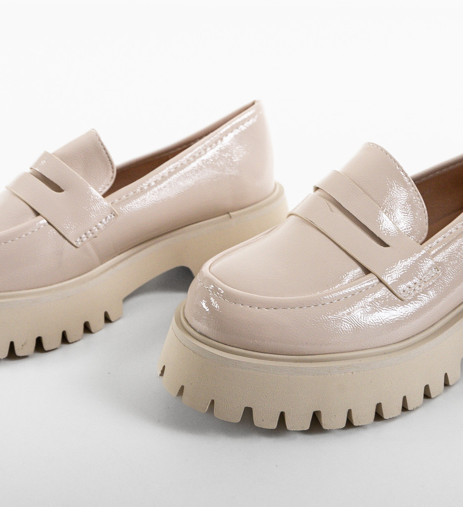 Pantofi Casual Kyra Bej - Confort și Stil Zilnic - imagine 8