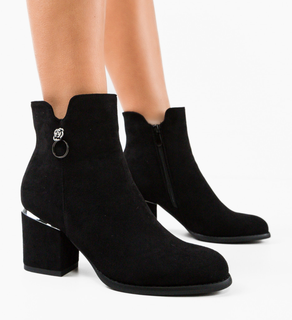 Botine Reuben Negre - Eleganță și Confort - imagine 3