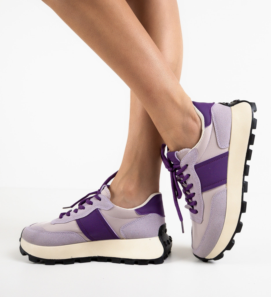 Sneakers Dama Feytong Mov - Confort și Stil - imagine 5