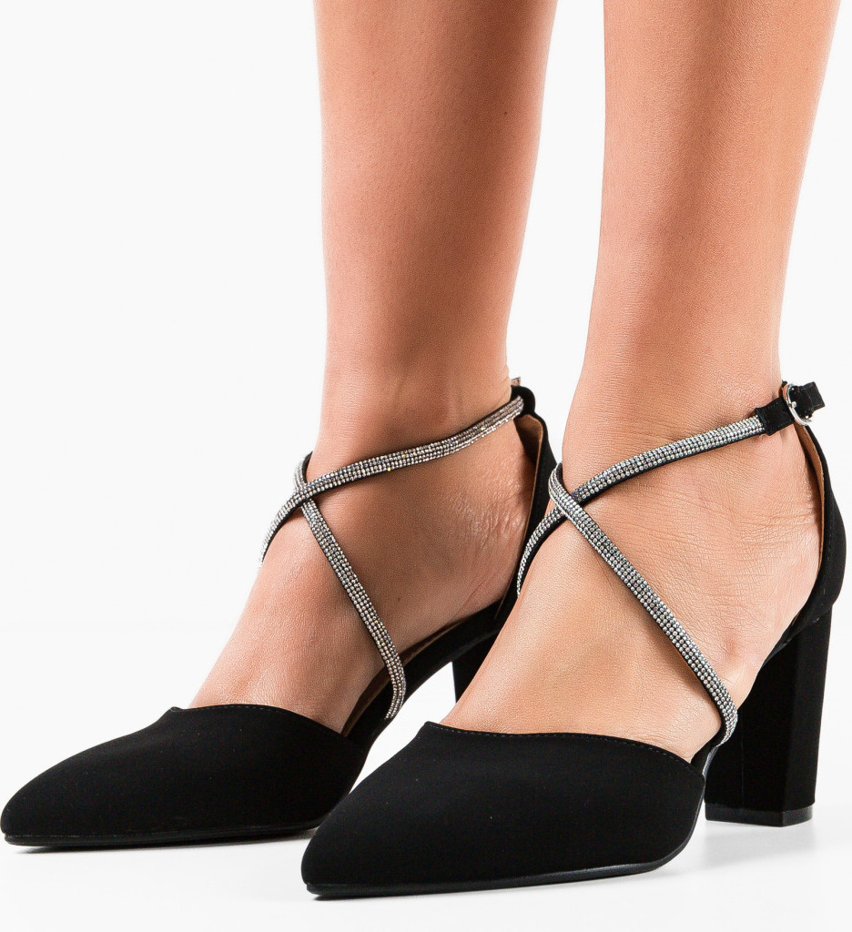 Pantofi Klamara Negri | Eleganță și Stil - imagine 4
