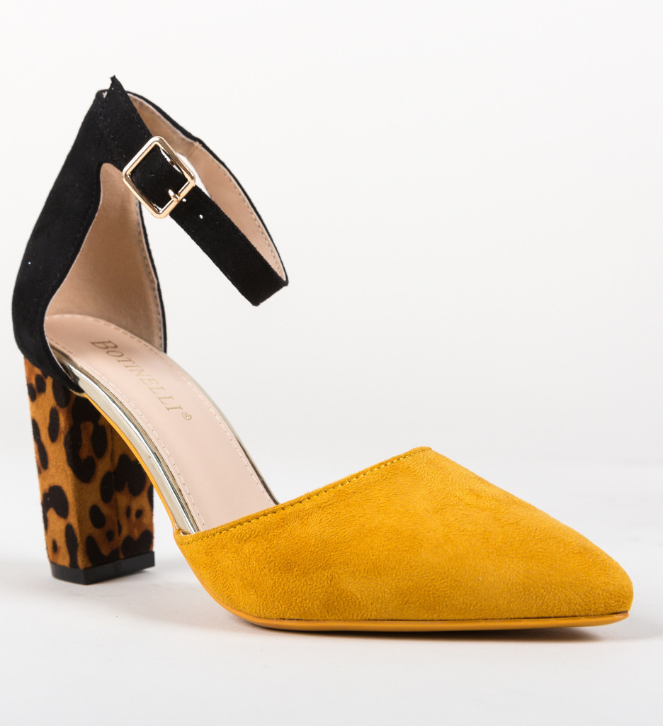 Pantofi Kory Galbeni - Notă de Stil Elegant - imagine 7
