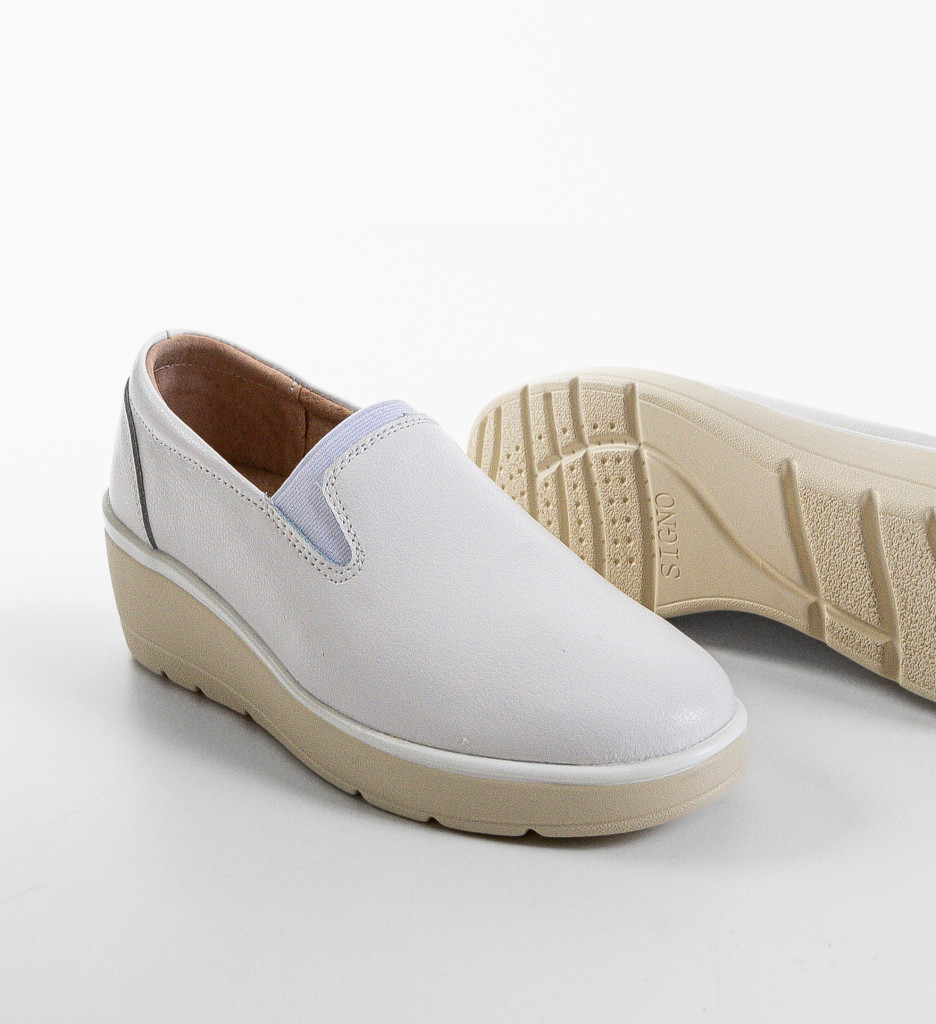 Pantofi Casual Yanam Albi - Confort și Stil - imagine 8