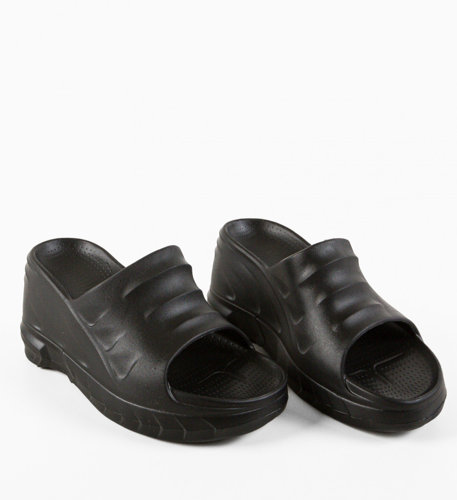 Papuci Dama Milan Negri - Eleganță și Confort - imagine 8