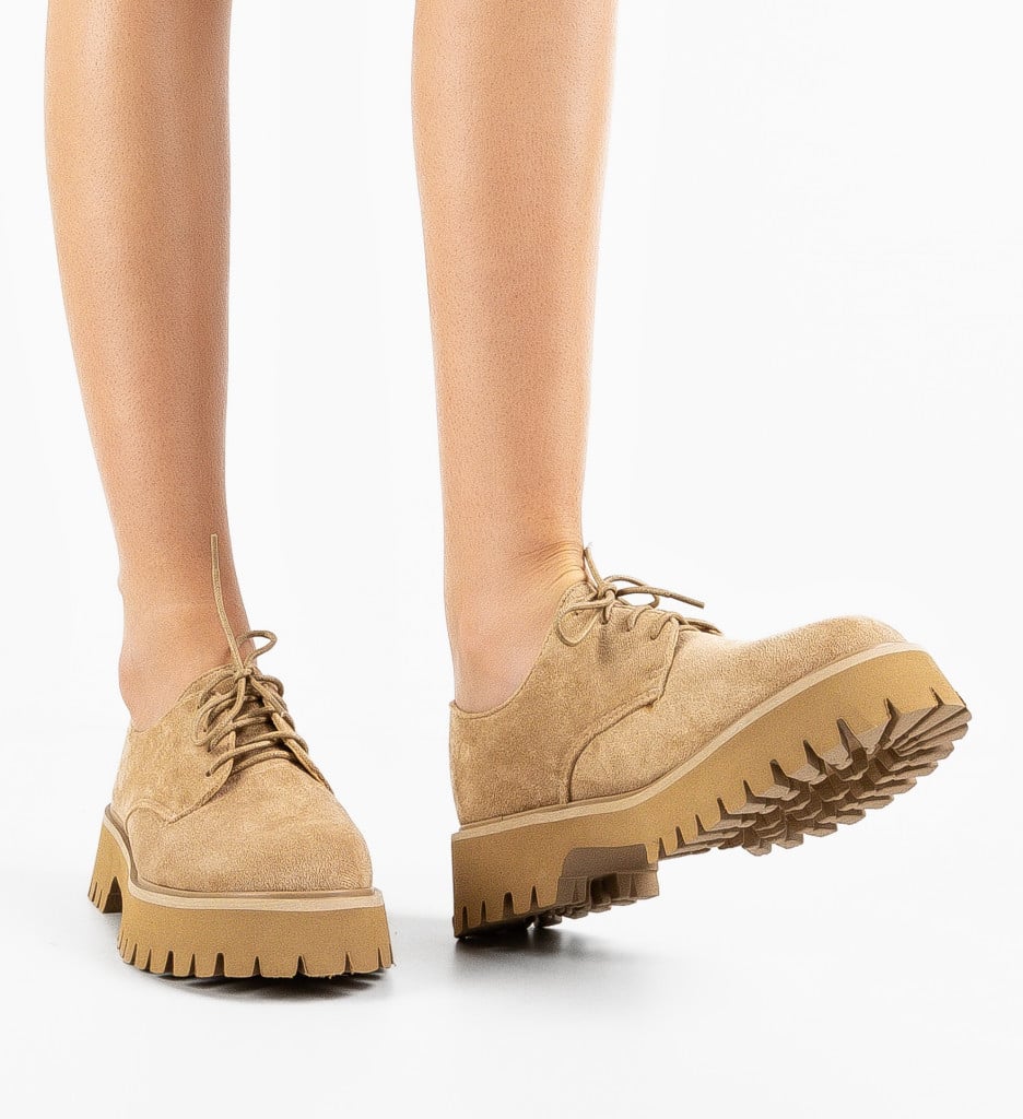 Pantofi Dama Maisie Camel | Confort Zilnic - imagine 4