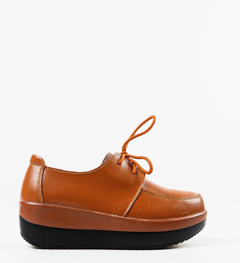 Pantofi Casual Camel | Confort & Stil Zilnic - imagine 4
