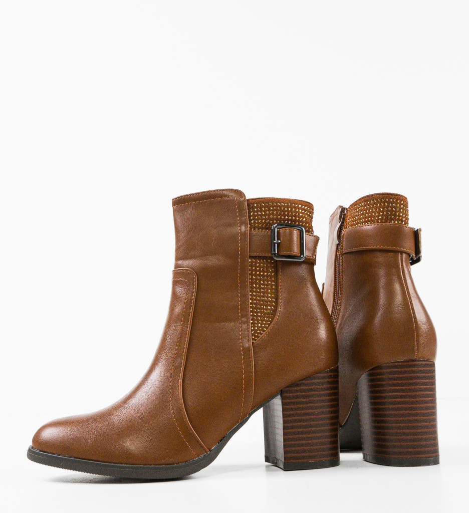 Botine Kiana Camel - Eleganță și Confort - imagine 6