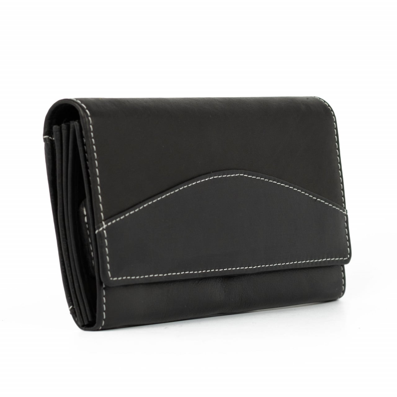 Delis Portofel Dama Piele Naturala Negru - imagine 2