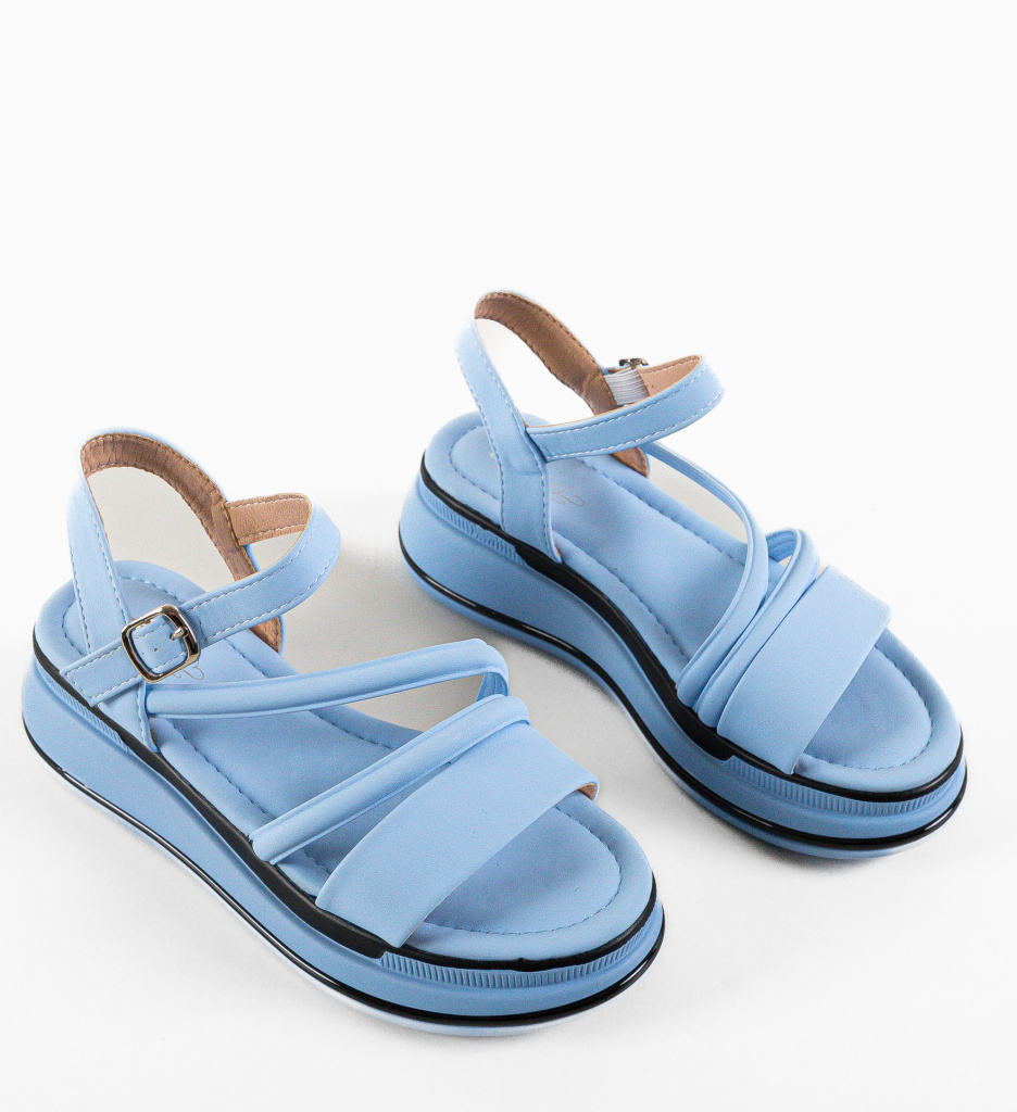 Platforme Dama Albastre Tubas | Stil & Confort - imagine 4