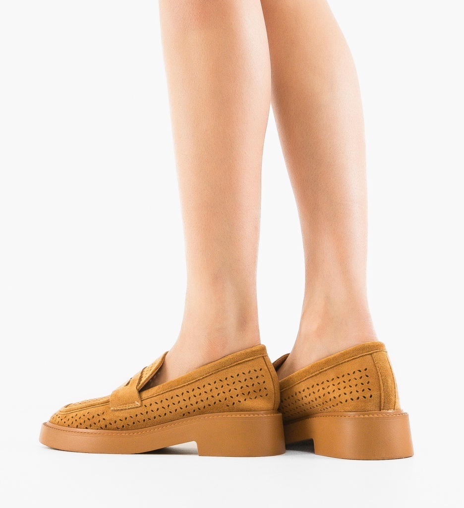 Pantofi Casual Rehid Camel - Confort și Stil - imagine 2