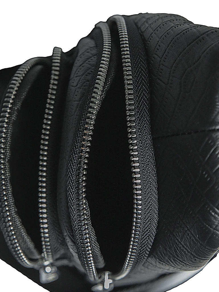 Geanta barbati din piele naturala Neagra 606 Gallantry - imagine 3