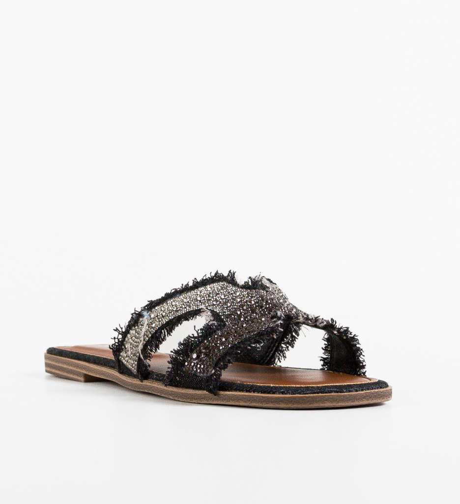 Papuci Dama Payton Negri - Confort Premium - imagine 4