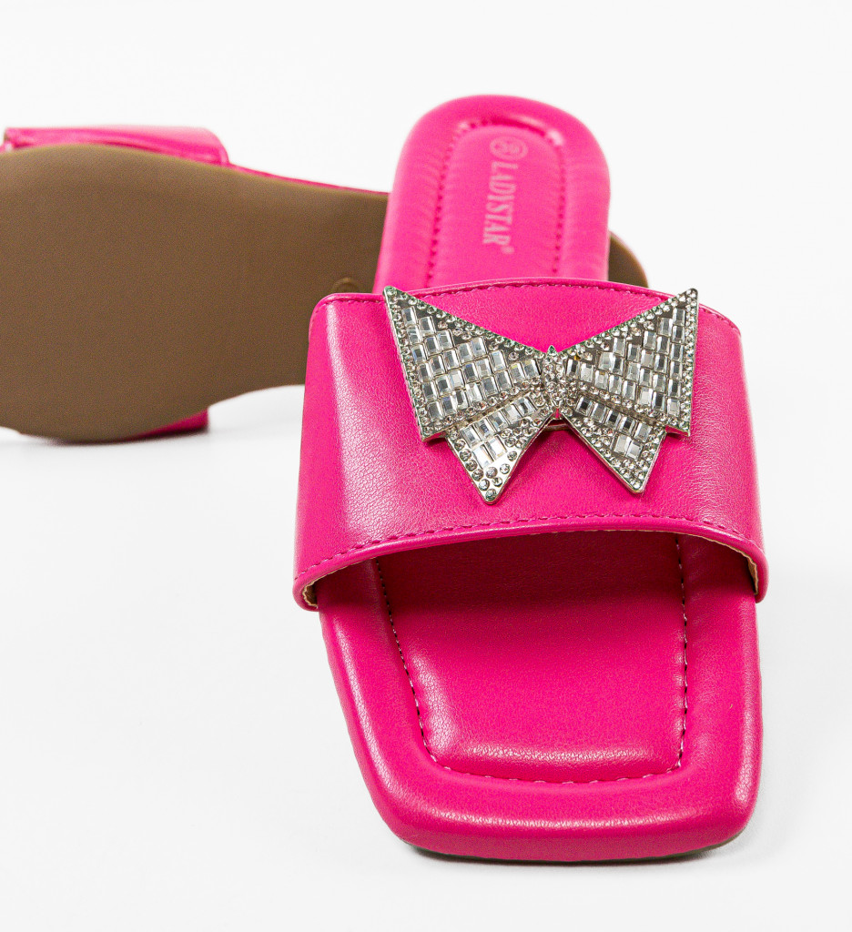 Papuci Dama Shadow Fuchsia | Confort & Stil - imagine 7