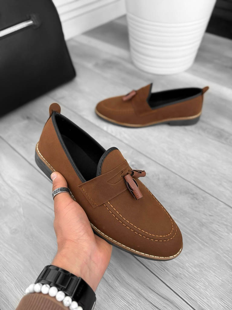 Mocasini Barbati Comozi, Piele Eco, Maro