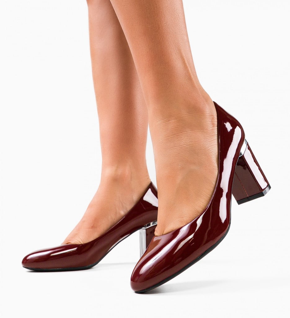 Pantofi Dama Ryouta Grena | Eleganță și Stil - imagine 3