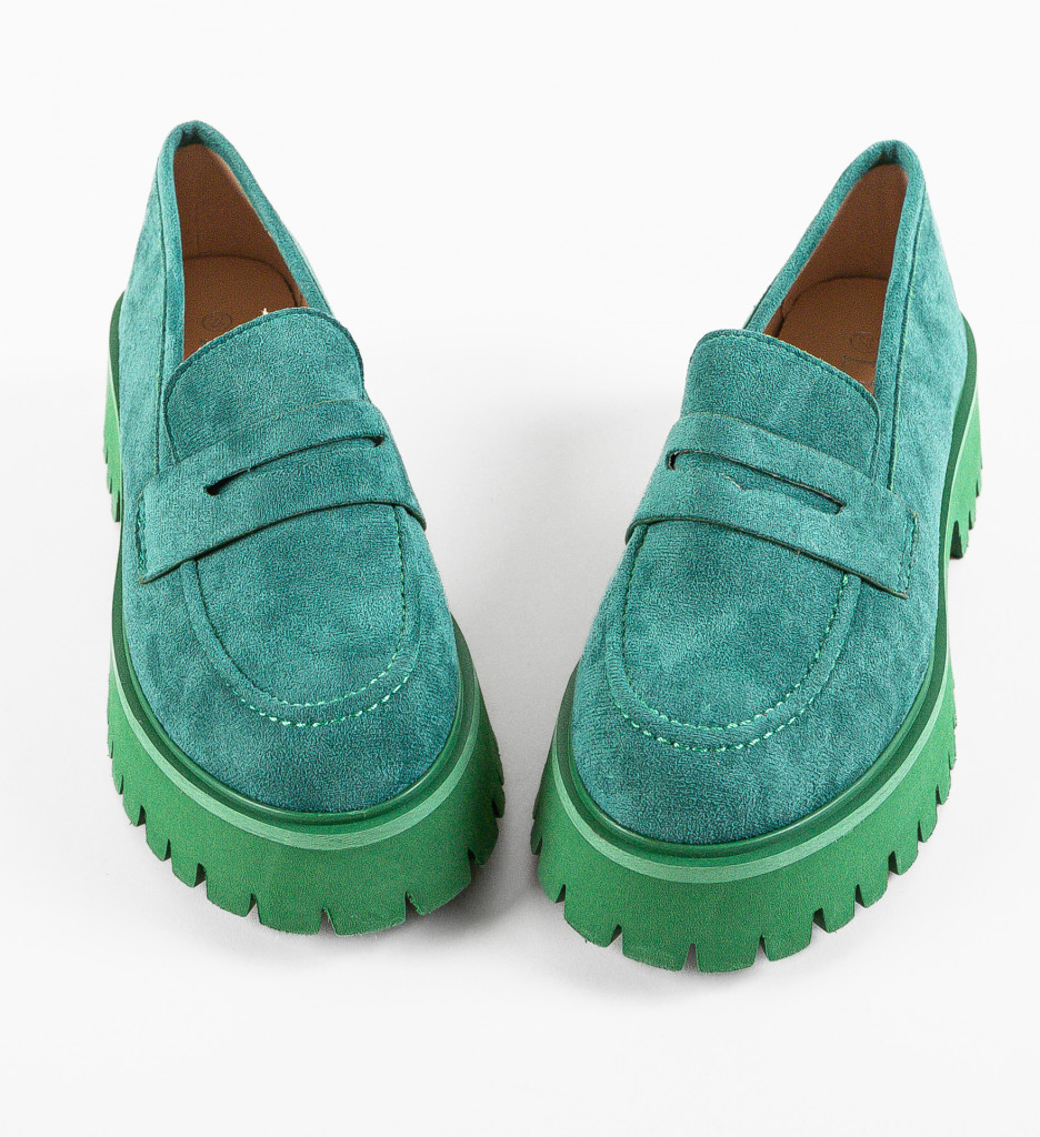 Pantofi Casual Stein Verzi | Confort Zilnic - imagine 6