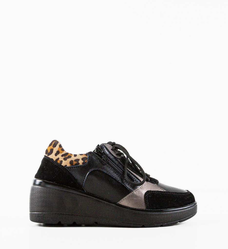 Sneakers Dama Nysa Negri | Confort si Stil Urban - imagine 9
