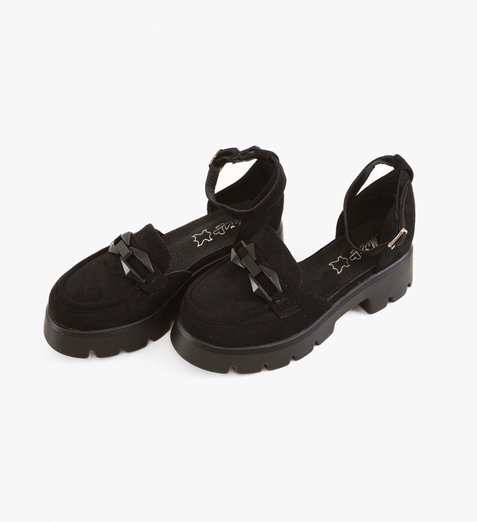 Pantofi Casual Dama Karmel Negri 2 - Confort - imagine 4