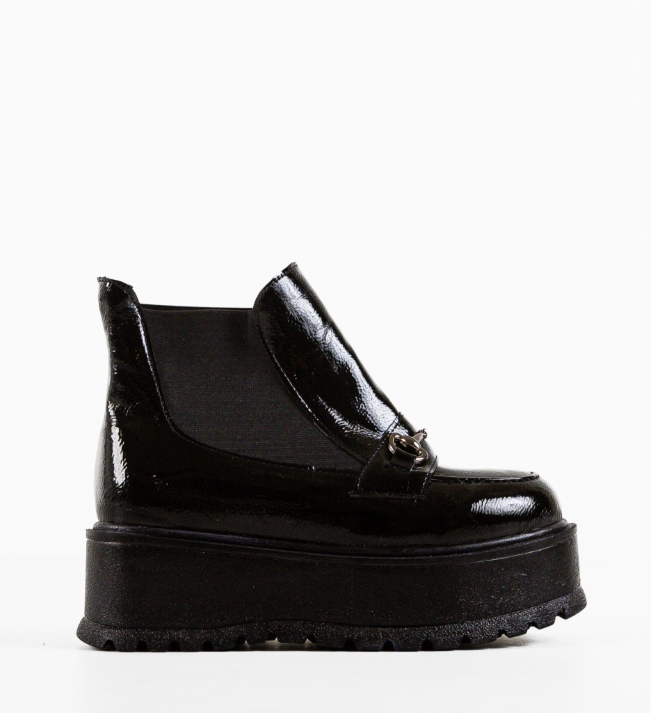 Ghete Dama Samir Negre 3 | Eleganță și Confort - imagine 4