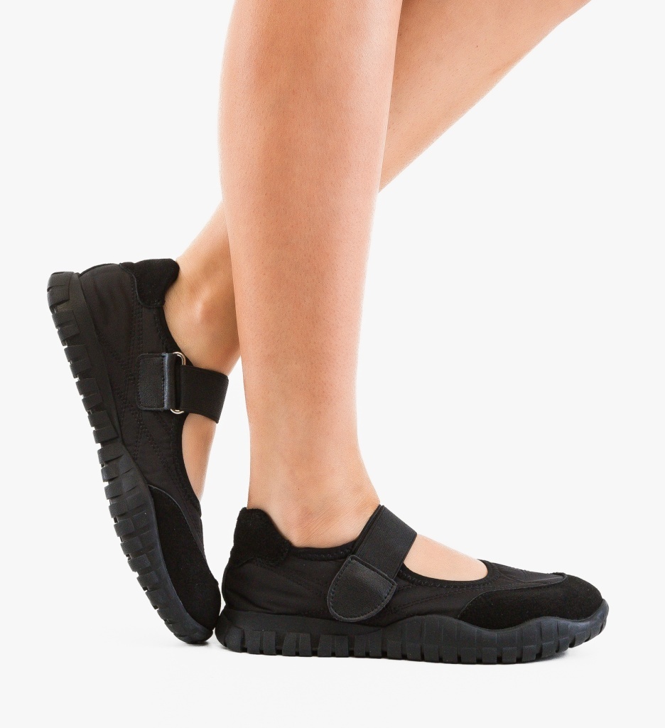 Pantofi Casual Runny Negri - Confort Stilat - imagine 2