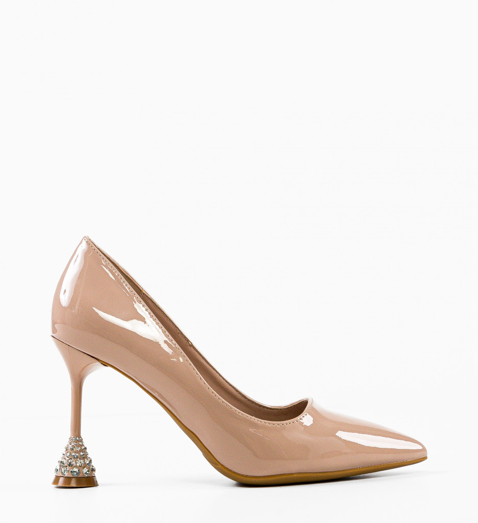 Pantofi cu Toc Havarah Bej - Eleganță Asigurată