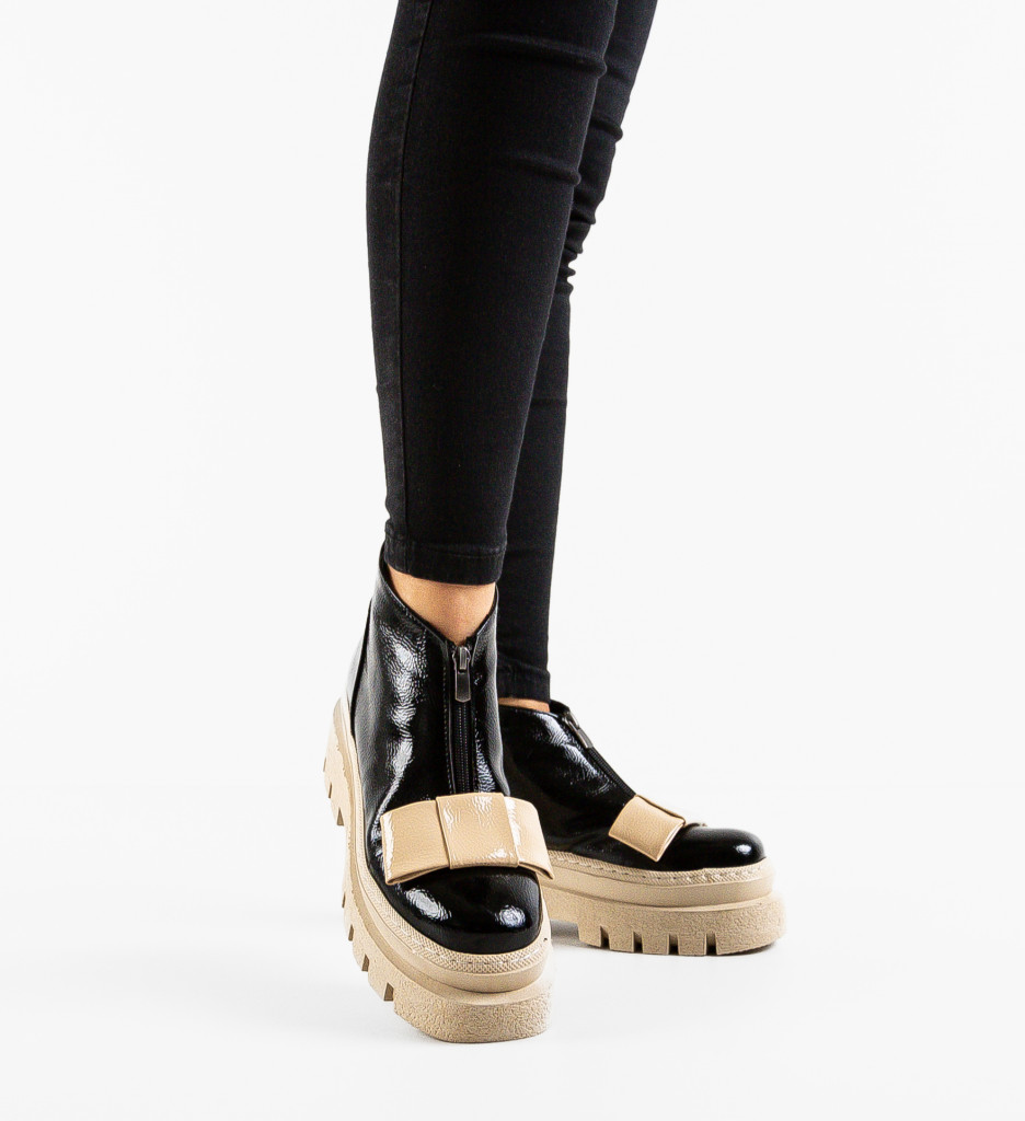 Pantofi Casual Parqua Negri - Confort și Stil