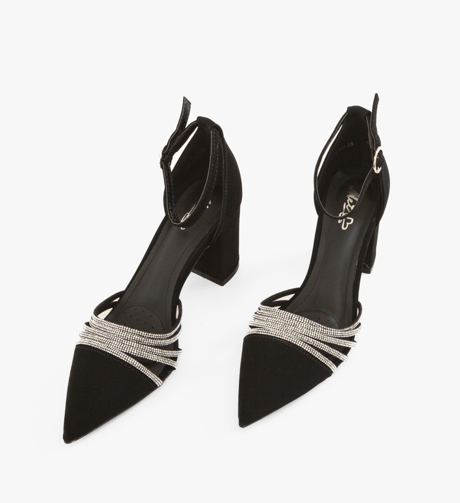 Pantofi dama Meny Negri cu Toc Eleganți - imagine 5