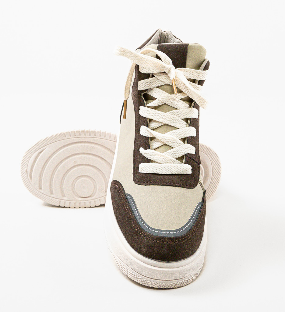 Sneakers Dama Sedio Gri - Confort și Stil - imagine 7