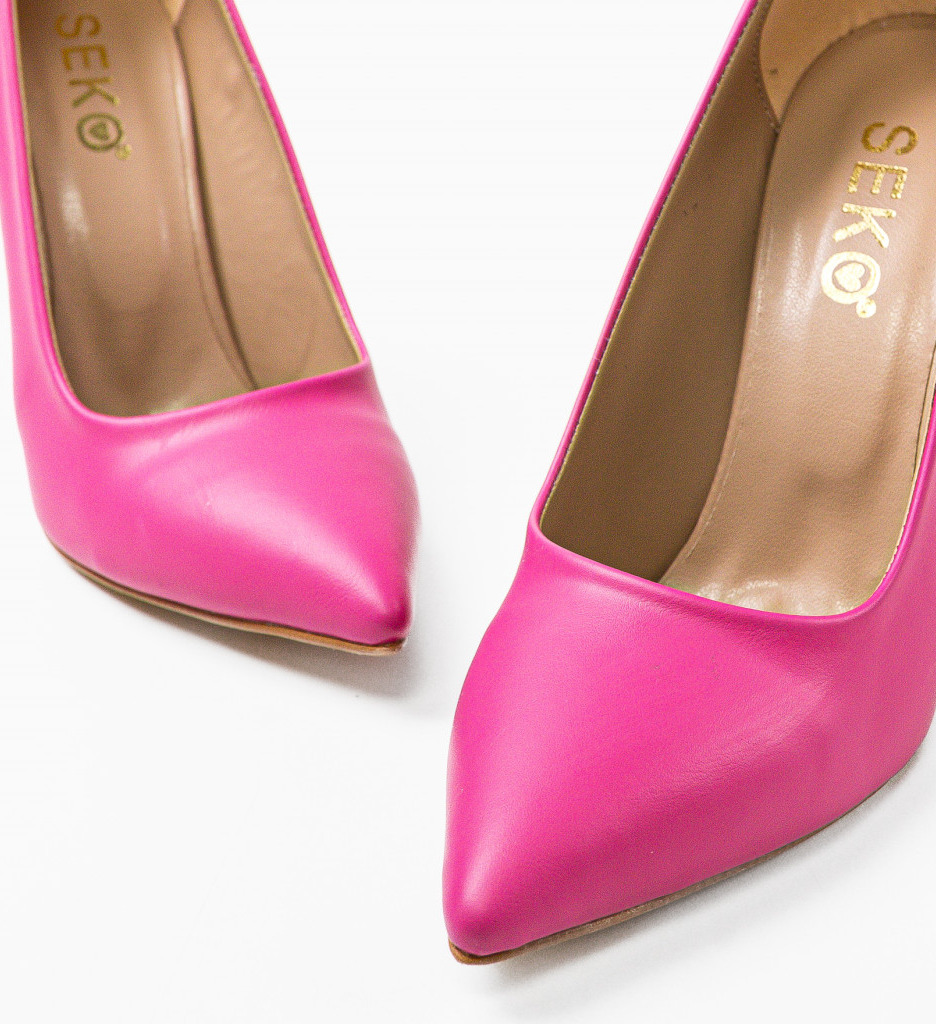 Pantofi Rytorya Fuchsia cu Toc Eleganți - imagine 4