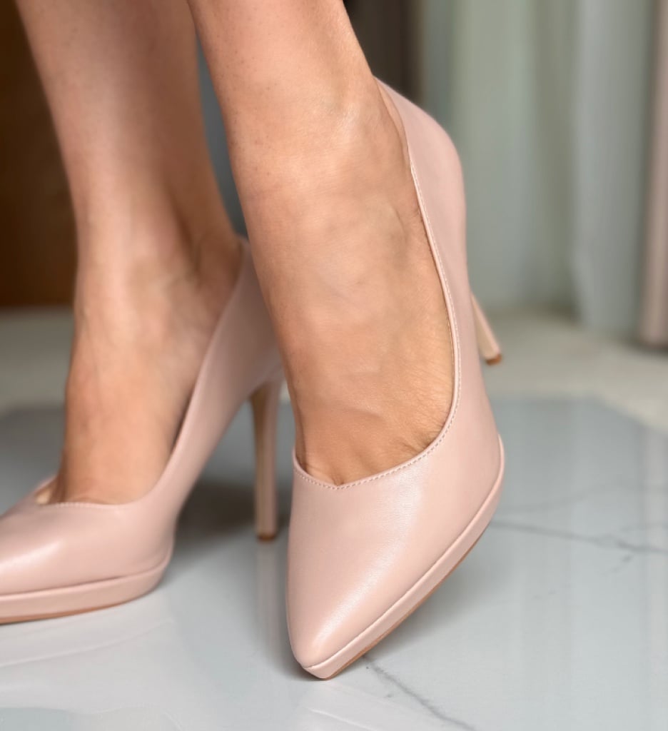 Pantofi Dama Paray Nude - Eleganță și Stil - imagine 2
