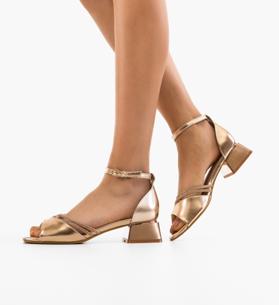 Sandale Fenrir Aurii - Eleganță și Stil - imagine 2